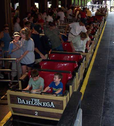 The Dahlonega Mine Train Rollercoaster @ Six Flags Over Georgia