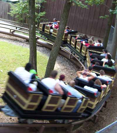 The Dahlonega Mine Train Rollercoaster @ Six Flags Over Georgia