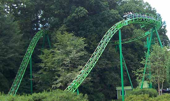 The Mindbender Rollercoaster @ Six Flags Over Georgia