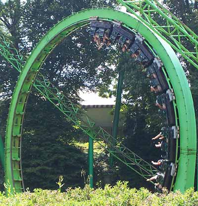 The Mindbender Rollercoaster @ Six Flags Over Georgia