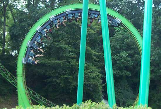 The Mindbender Rollercoaster @ Six Flags Over Georgia