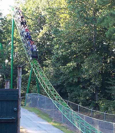 The Mindbender Rollercoaster @ Six Flags Over Georgia