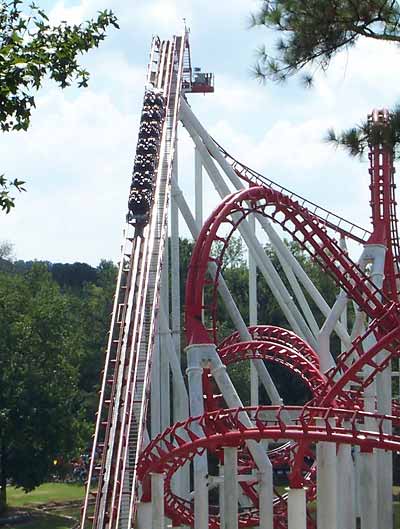 The Ninja Rollercoaster @ Six Flags Over Georgia