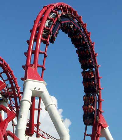 The Ninja Rollercoaster @ Six Flags Over Georgia