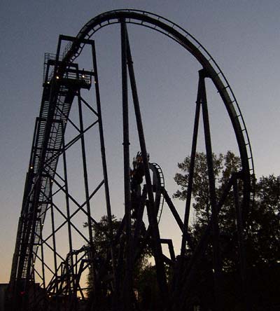 The Batman Rollercoaster at Six Flags Over Georgia, Austell, GA