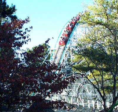 The Georgia Cyclone Rollercoaster at Six Flags Over Georgia, Austell, GA