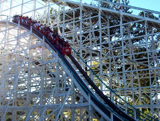 The Georgia Cyclone Rollercoaster at Six Flags Over Georgia, Austell, GA