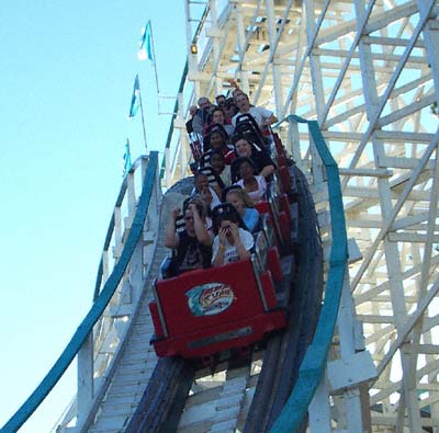 The Georgia Cyclone Rollercoaster at Six Flags Over Georgia, Austell, GA