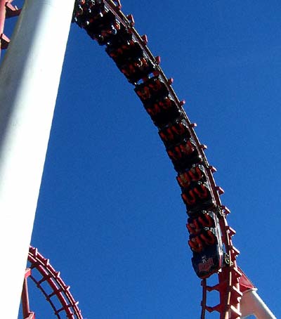 The Ninja Rollercoaster At Six Flags Over Georgia, Austell, GA