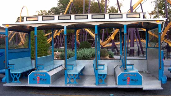 The Parking Lot Tram at Six Flags Over Georgia, Austell, GA