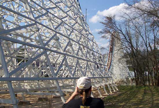 The Great American Scream Machine Rollercoaster at Six Flags Over Georgia, Austell, GA