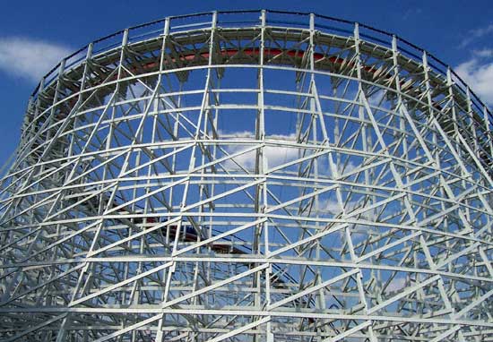 The Great American Scream Machine Rollercoaster at Six Flags Over Georgia, Austell, GA