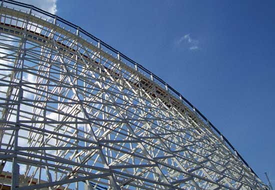 The Great American Scream Machine Rollercoaster at Six Flags Over Georgia, Austell, GA