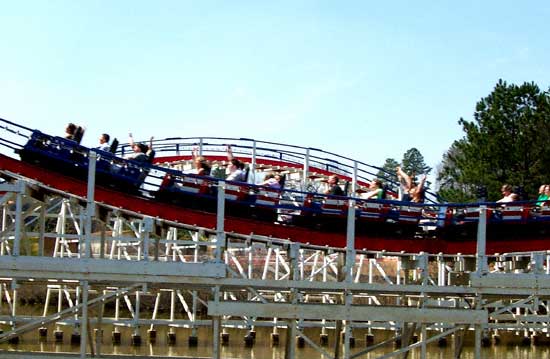 The Great American Scream Machine Rollercoaster at Six Flags Over Georgia, Austell, GA