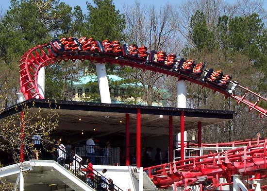 The Ninja Rollercoaster at Six Flags Over Georgia, Austell, GA