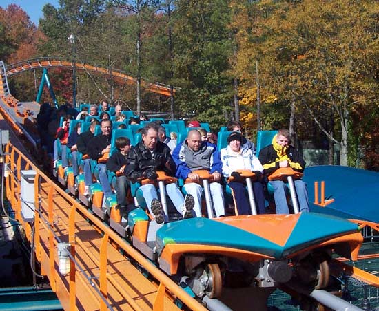 The new for 2006 Goliath Hypercoaster at Six Flags Over Georgia, Austell, GA