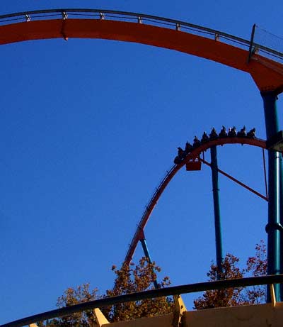 The new for 2006 Goliath Hypercoaster at Six Flags Over Georgia, Austell, GA