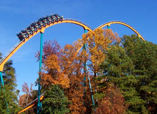 The new for 2006 Goliath Hypercoaster at Six Flags Over Georgia, Austell, GA