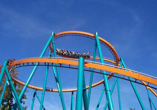 The new for 2006 Goliath Hypercoaster at Six Flags Over Georgia, Austell, GA