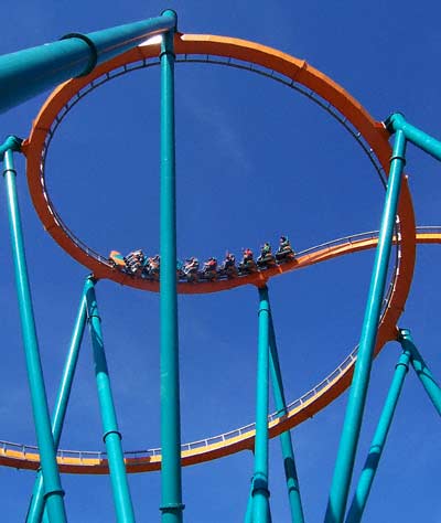 The new for 2006 Goliath Hypercoaster at Six Flags Over Georgia, Austell, GA