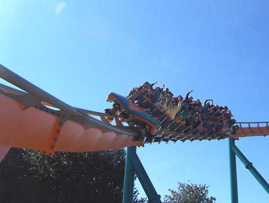 The new for 2006 Goliath Hypercoaster at Six Flags Over Georgia, Austell, GA