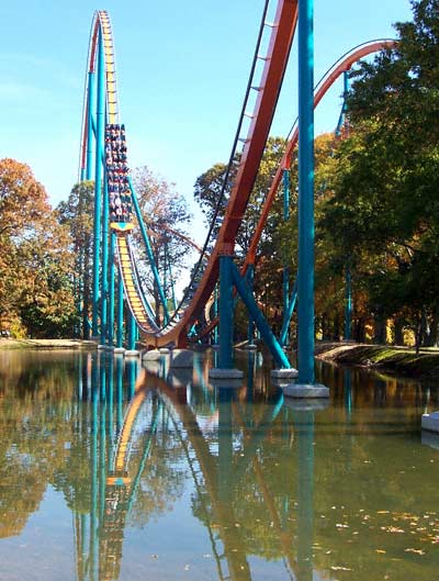 The new for 2006 Goliath Hypercoaster at Six Flags Over Georgia, Austell, GA