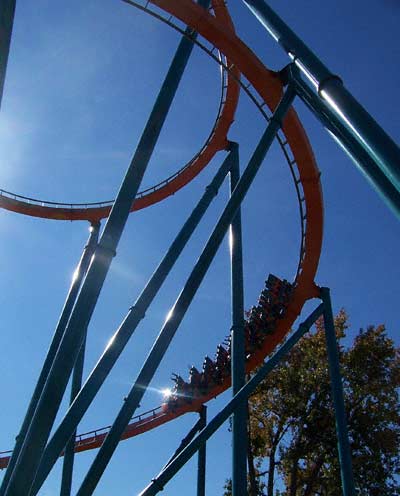 The new for 2006 Goliath Hypercoaster at Six Flags Over Georgia, Austell, GA