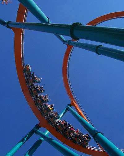 The new for 2006 Goliath Hypercoaster at Six Flags Over Georgia, Austell, GA