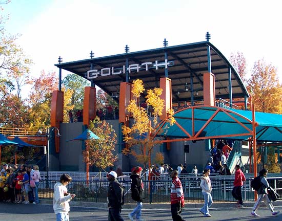 The new for 2006 Goliath Hypercoaster at Six Flags Over Georgia, Austell, GA