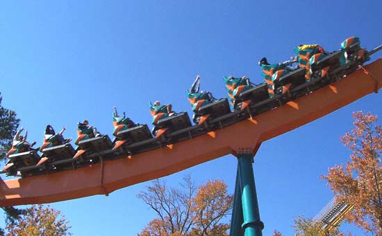 The new for 2006 Goliath Hypercoaster at Six Flags Over Georgia, Austell, GA