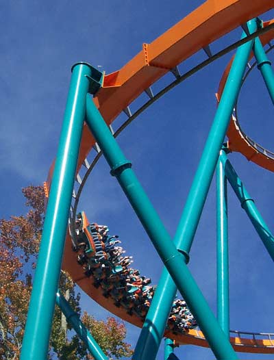 The new for 2006 Goliath Hypercoaster at Six Flags Over Georgia, Austell, GA