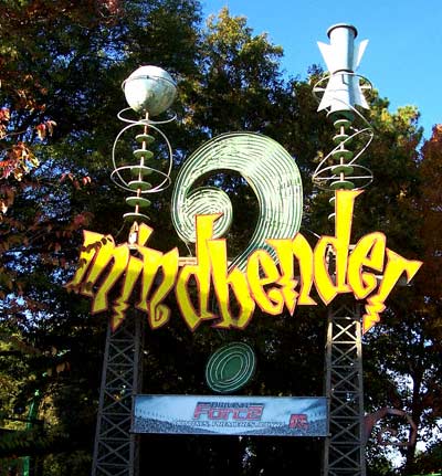 The Mindbender Rollercoaster at Six Flags Over Georgia, Austell, GA