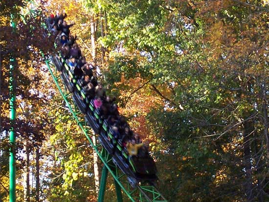 The Mindbender Rollercoaster at Six Flags Over Georgia, Austell, GA