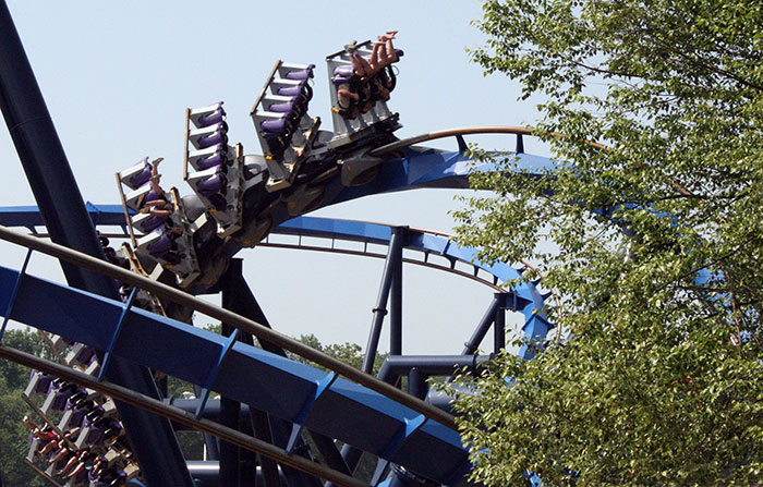 The Batman Roller Coaster at Six Flags Over Georgia, Austell, Georgia