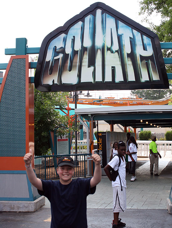 The Goliath Roller Coaster at Six Flags Over Georgia, Austell, Georgia