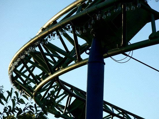 Shock Wave in the early morning at Six Flags Over Texas, Arlington, TX