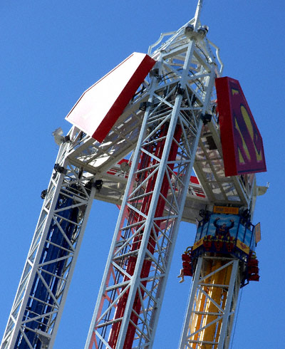 The Superman Tower Of Power at Six Flags Over Texas, Arlington, TX