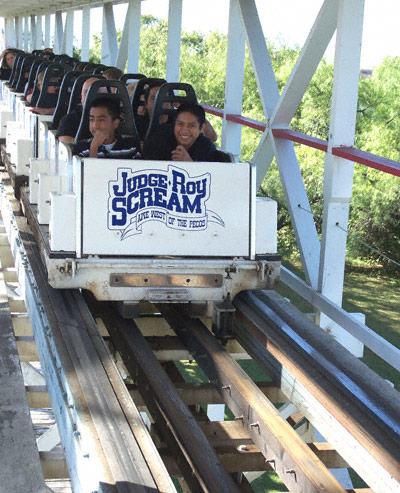 The Judge Roy Scream Rollercoaster at Six Flags Over Texas, Arlington, TX