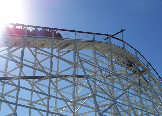 The Judge Roy Scream Rollercoaster at Six Flags Over Texas, Arlington, TX