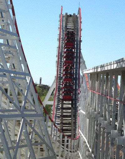 The Judge Roy Scream Rollercoaster at Six Flags Over Texas, Arlington, TX