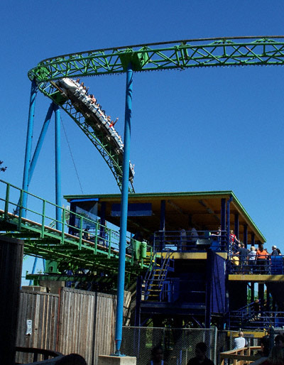 The Shock Wave Rollercoaster at Six Flags Over Texas, Arlington, TX