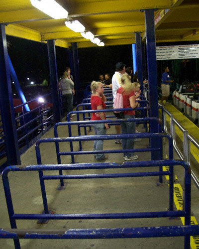 The Shock Wave Rollercoaster at Six Flags Over Texas, Arlington, TX