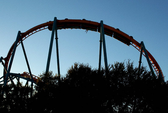 Titan Rollercoaster at Six Flags Over Texas, Arlington, TX