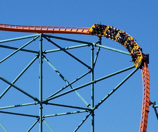 The Titan Rollercoaster at Six Flags Over Texas, Arlington, TX