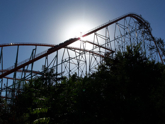 Titan Rollercoaster at Six Flags Over Texas, Arlington, TX