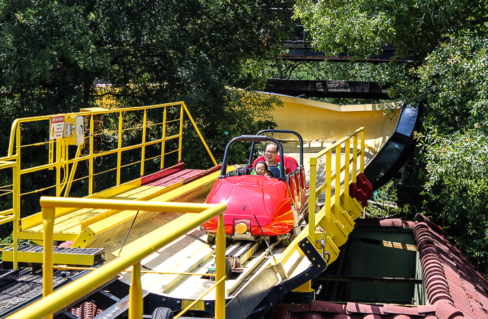 The La Vibora Rollercoaster at Six Flags Over Texas, Arlington, Texas