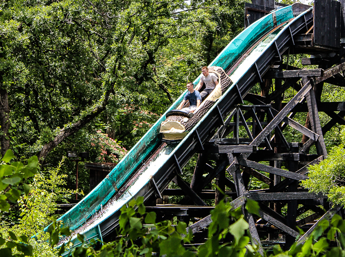 The Shock Wave / New Revolution Virtual Reality Rollercoaster at Six Flags Over Texas, Arlington, Texas