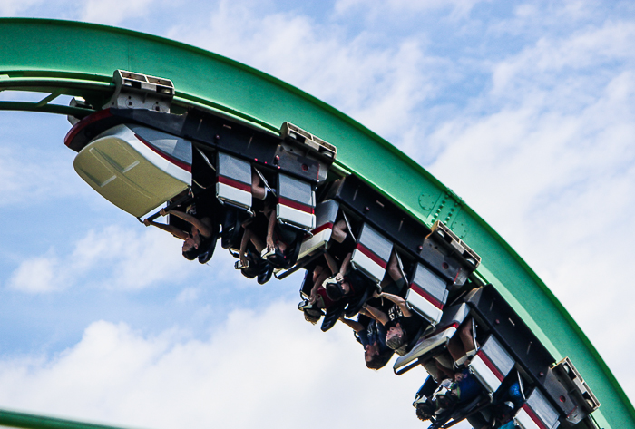 The Shock Wave / New Revolution Virtual Reality Rollercoaster at Six Flags Over Texas, Arlington, Texas