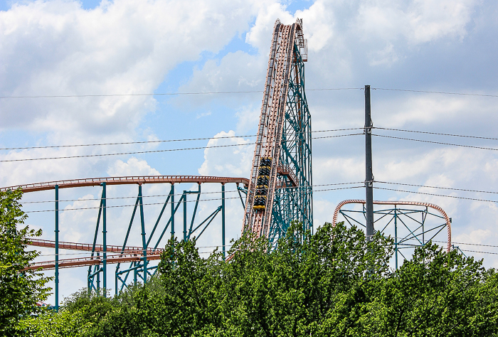 The Titan Rollercoaster at Six Flags Over Texas, Arlington, Texas