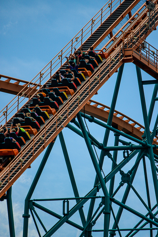 The Titan Rollercoaster at Six Flags Over Texas, Arlington, Texas